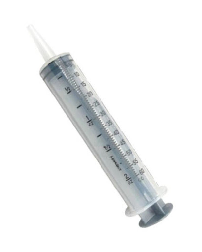 Pad printing on syringe