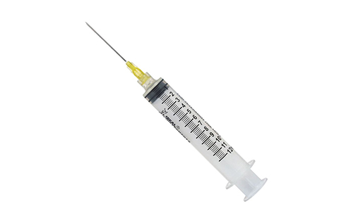 Disposable injection syringe