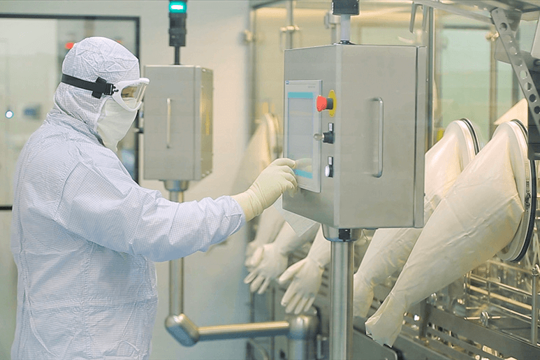 A Man In Clean Room Molding