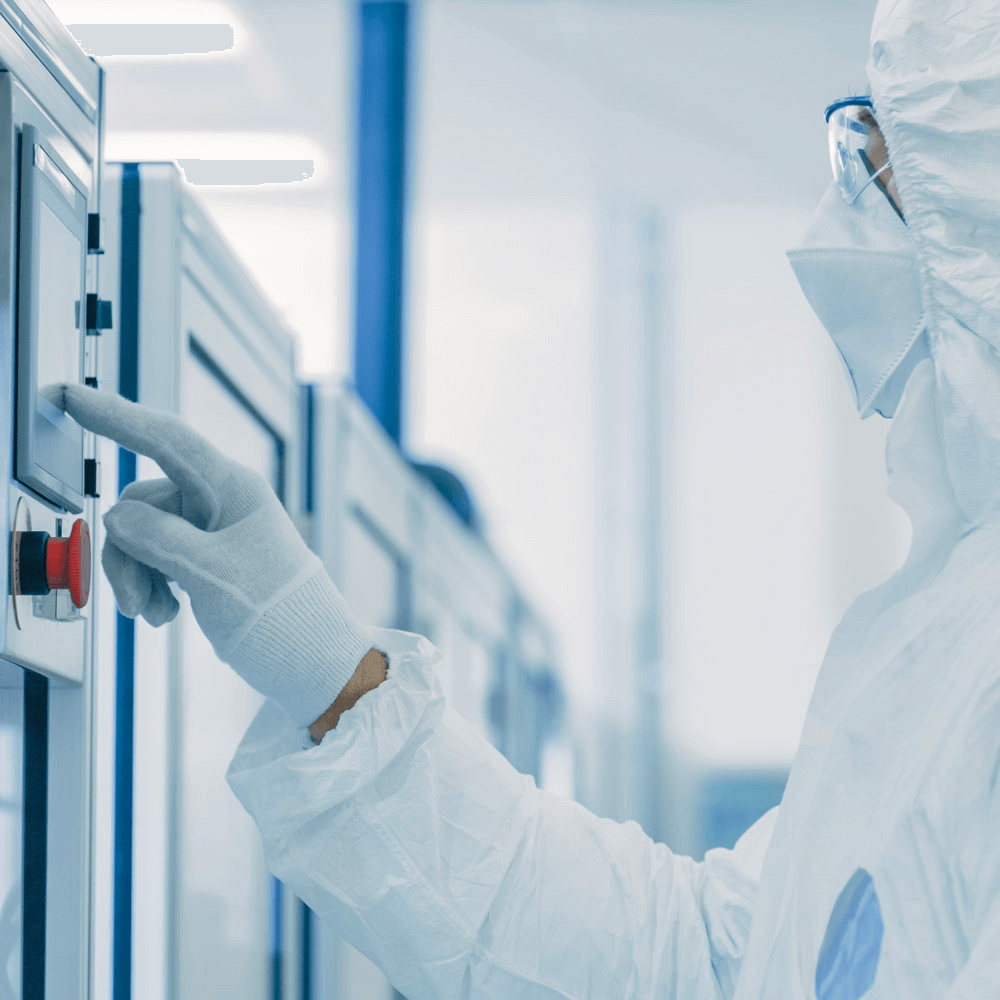 A Man Wearing PPE