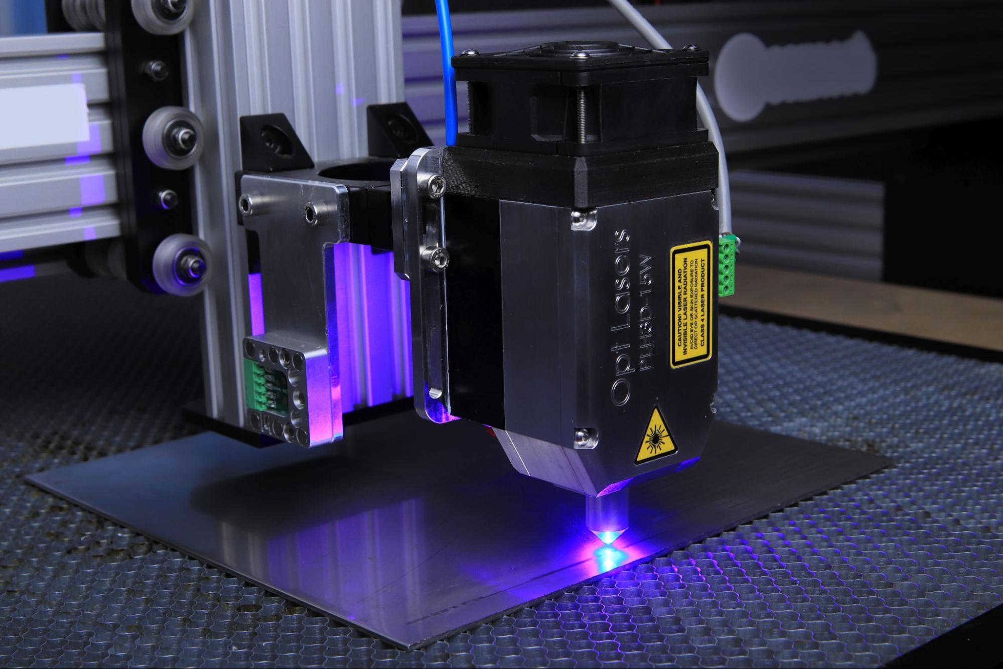 Proximate click of a CNC Laser Device