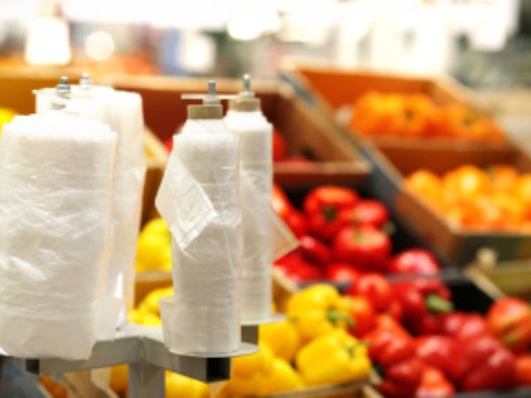 Antimicrobial plastic in food services
