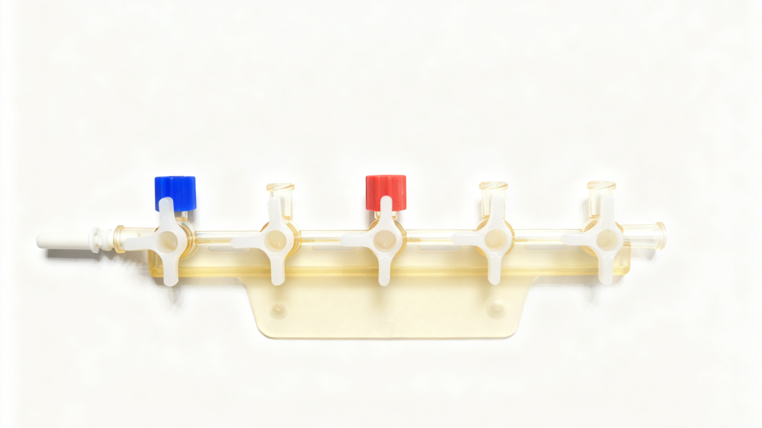 5 gang stopcock manifold