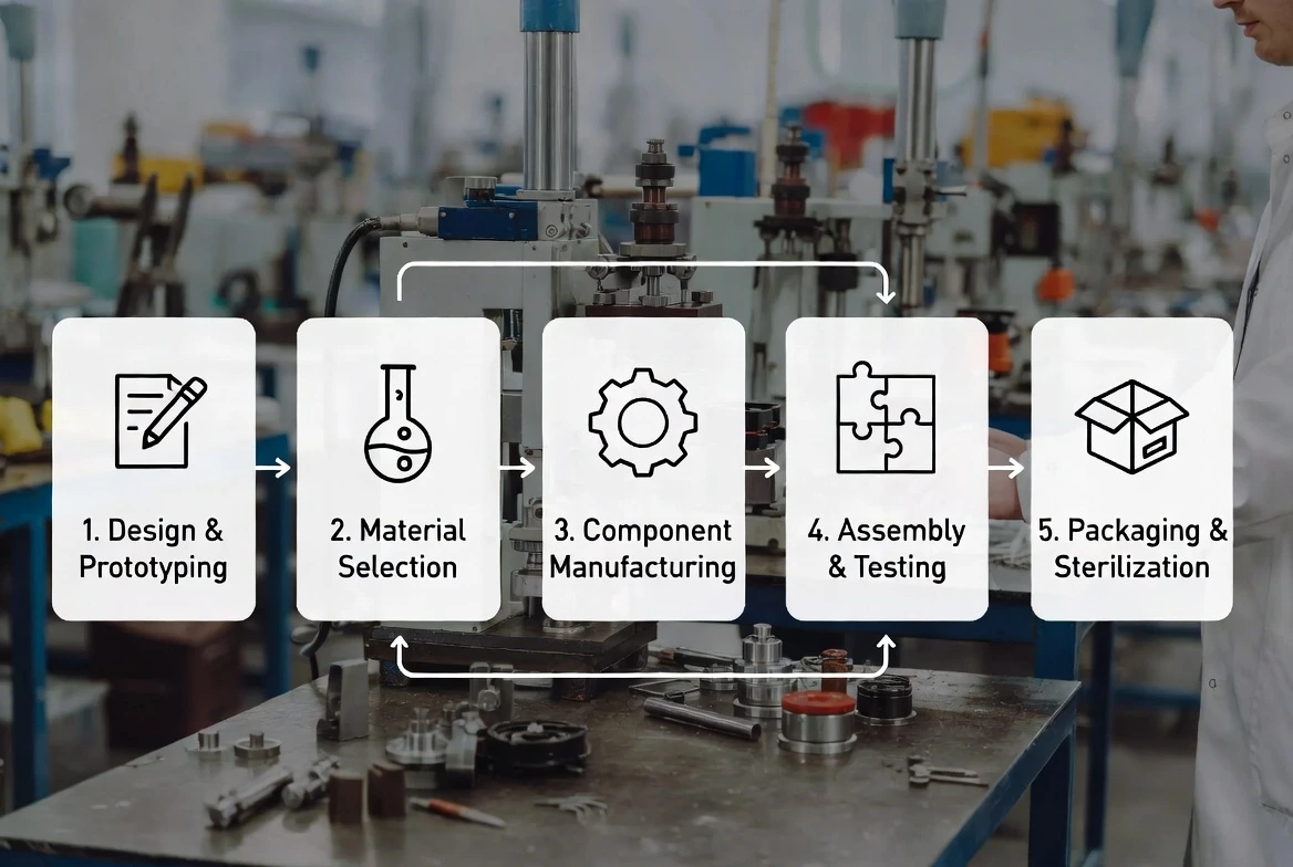medical device contract manufacturer responsibilities in production