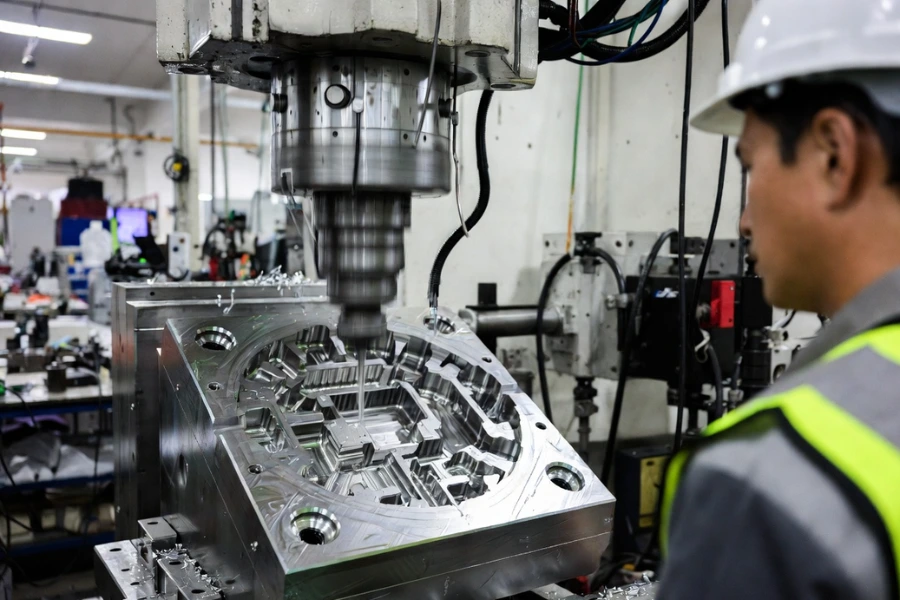 medical injection mold fabrication using CNC machining for precision tooling