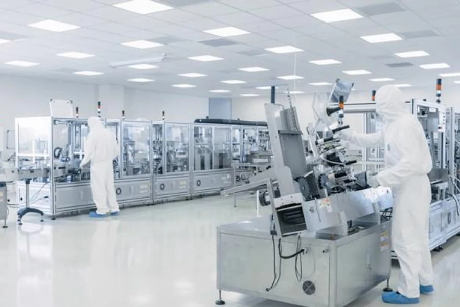 cleanroom medical injection molding manufacturing environment