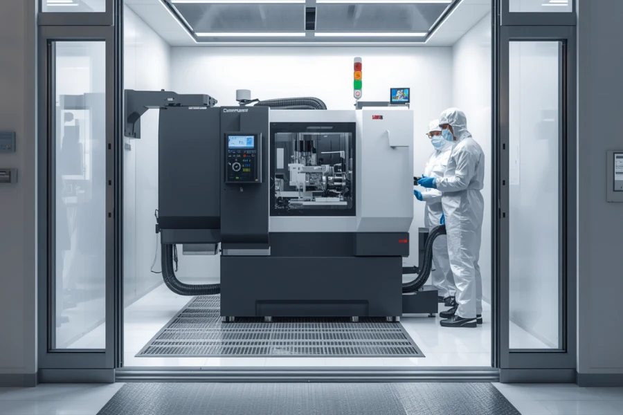 medical injection molding cleanroom ISO 14644 controlled environment