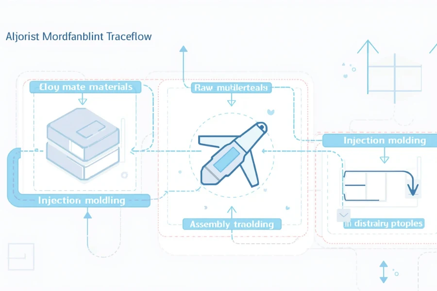 medical injection molding batch tracking workflow from raw material to distribution