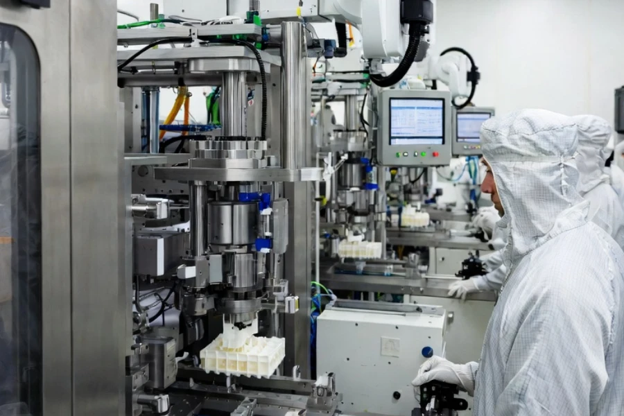 Sterilization readiness in medical plastic injection molding cleanroom environment