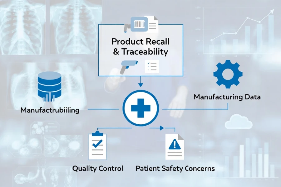 how material traceability improves patient safety and recall control in medical manufacturing