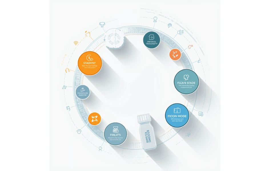 medical molding material traceability documentation from raw material to finished product