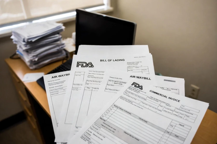 Medical product formulation and component list for FDA submission