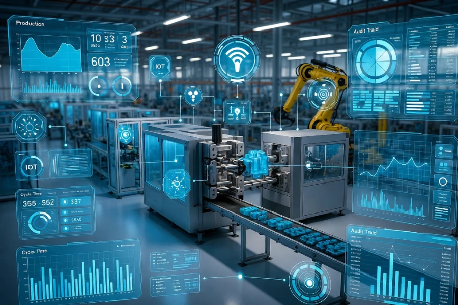 manufacturing process data recording for regulatory audits workflow visualization