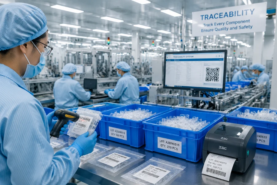 Medical manufacturing traceability system overview