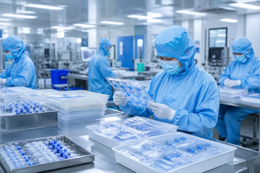 Installation, operational, and performance qualification of medical injection molding process