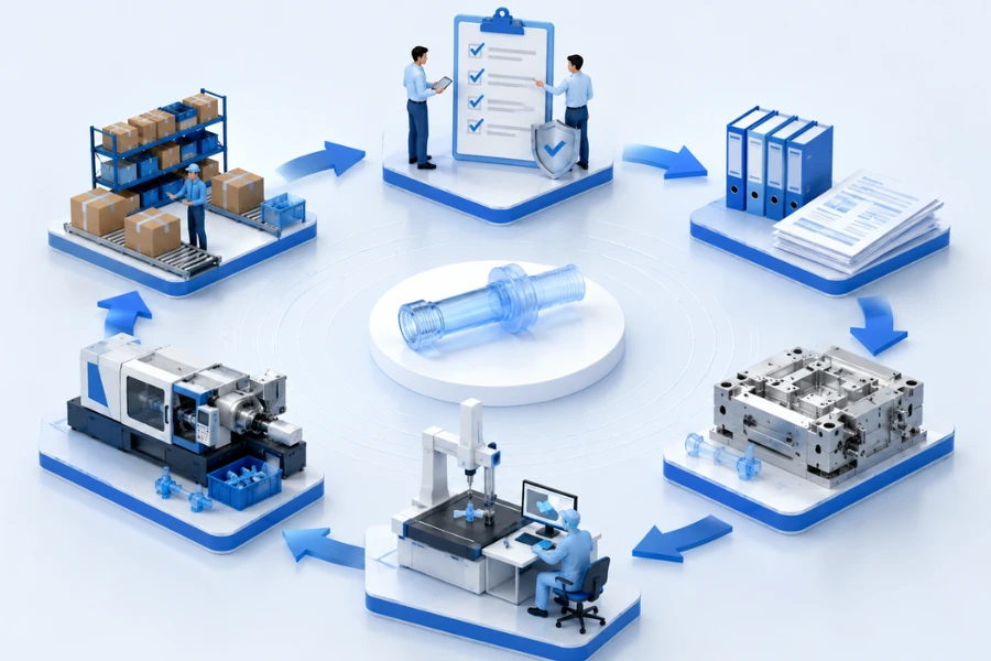 Medical injection molding supplier qualification process