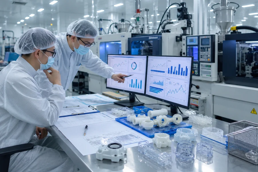 Medical manufacturing risk assessment process in a cleanroom medical device production environment