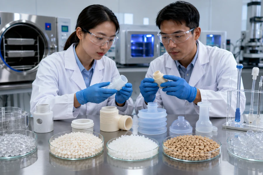 Medical device materials selection and sterilization compatibility evaluation