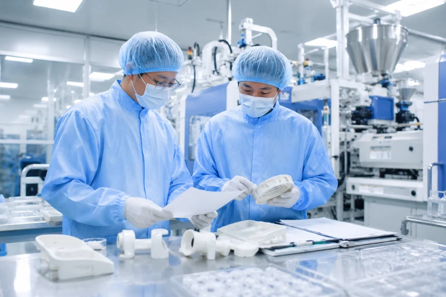 FDA supplier evaluation checklist for medical injection molding suppliers in cleanroom manufacturing environment