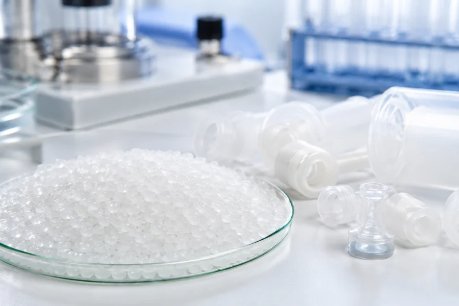 Medical grade polypropylene material pellets used for medical plastic components