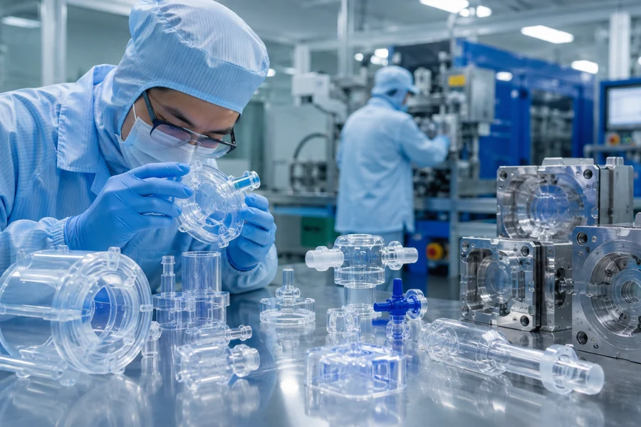Medical grade polycarbonate material used for medical device injection molding applications
