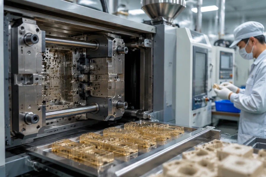 PPSU injection molding process for precision medical plastic components