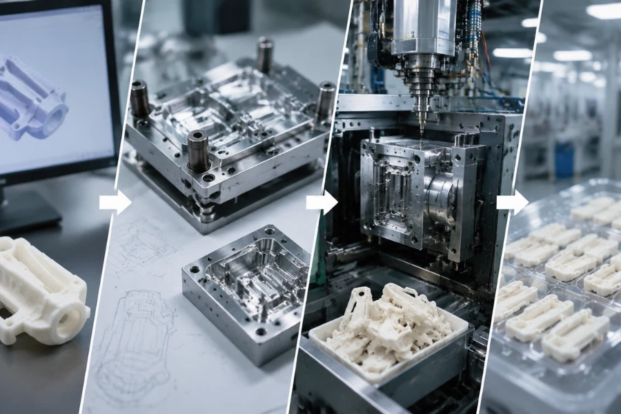 Medical mold design and DFM analysis for PPSU injection molded components