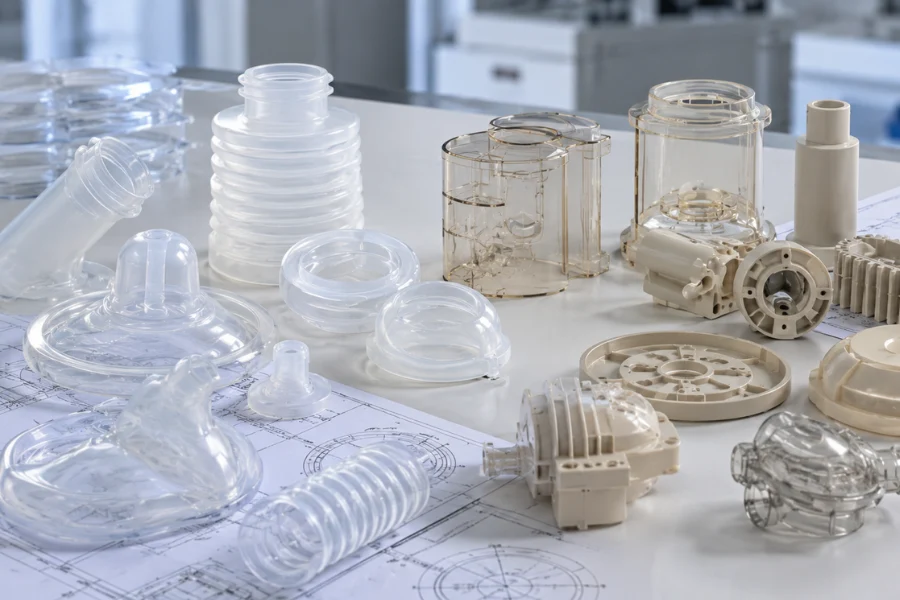 Comparison of medical LSR and thermoplastic materials for medical device manufacturing