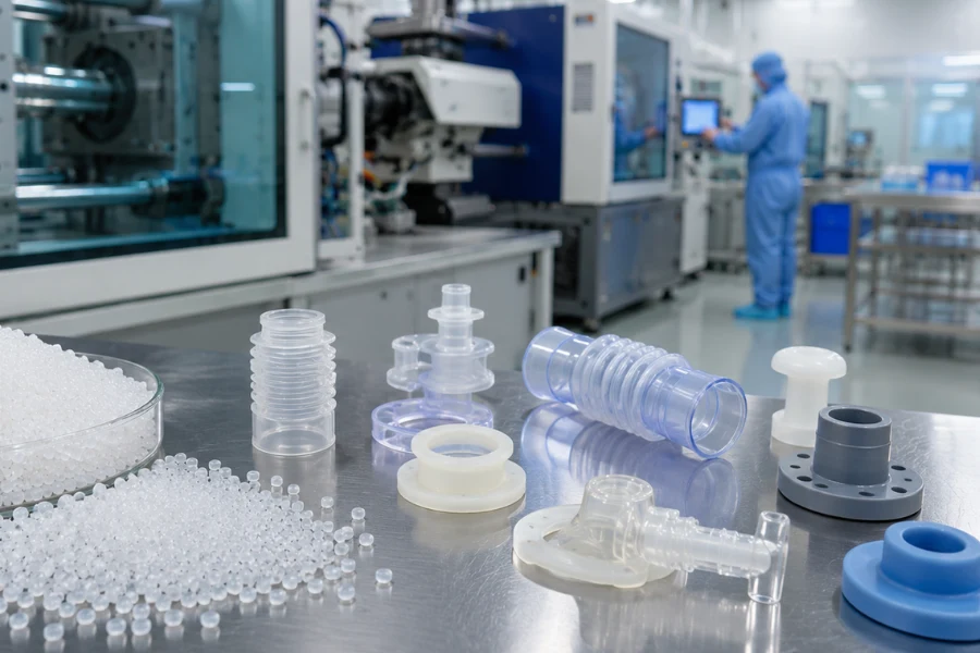 Medical grade TPE materials used for medical device manufacturing and injection molding applications