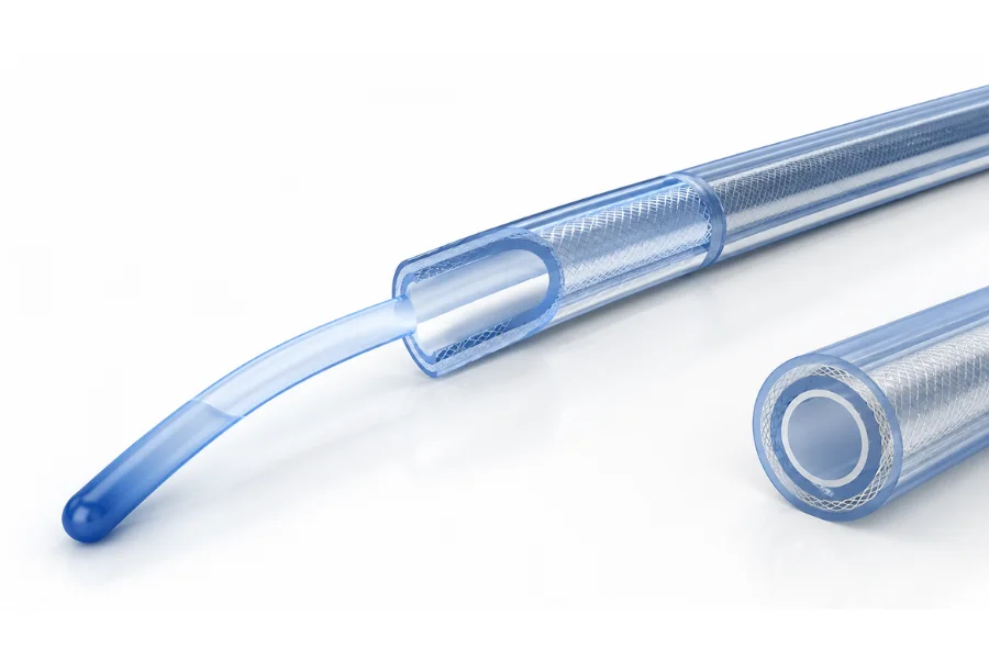 Medical TPU catheter tip and shaft material selection