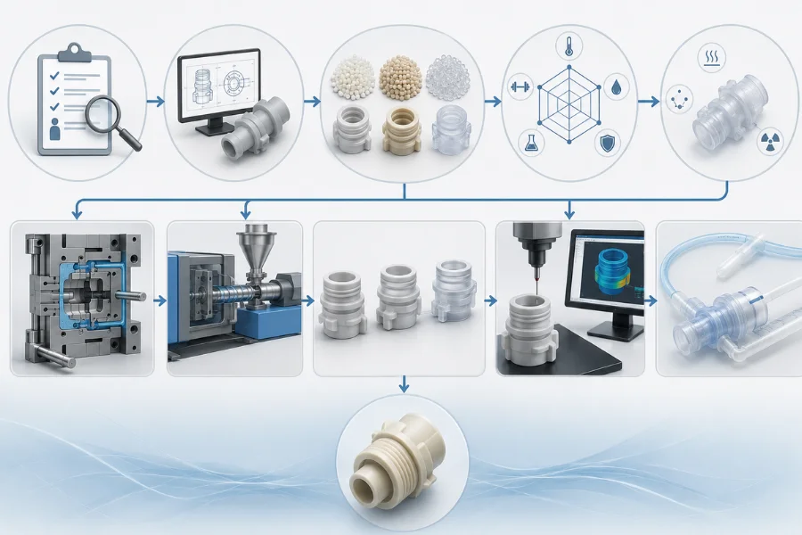 Medical nylon material selection guide for medical device manufacturing