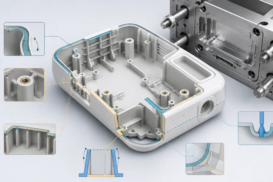 Medical grade ABS part design guidelines for injection molding