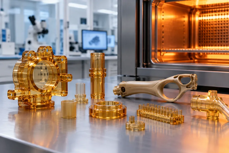 PEI engineering plastic with high-temperature and dimensional stability characteristics