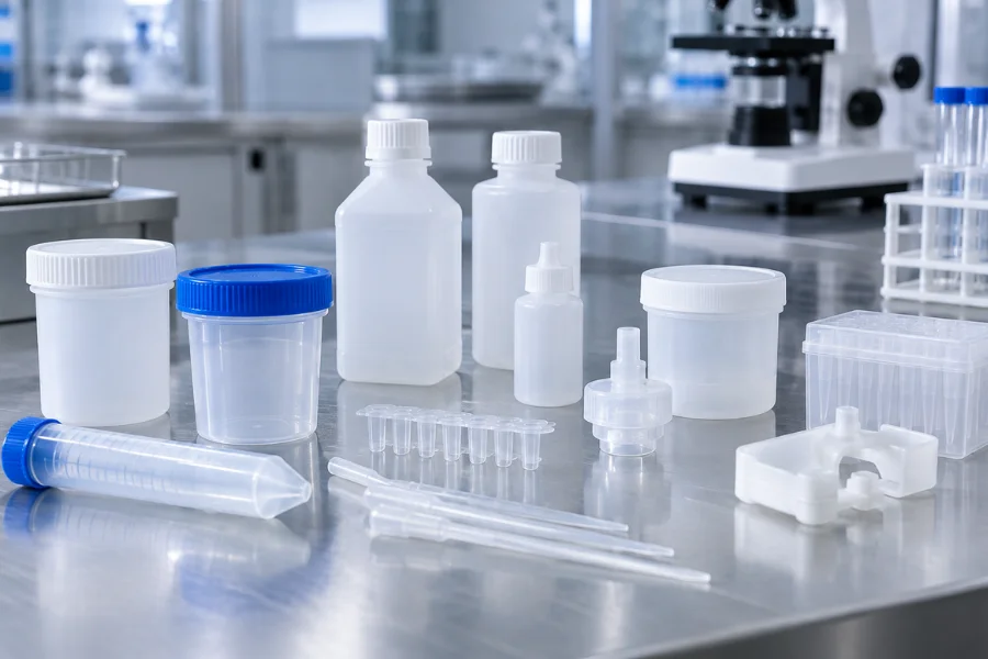 HDPE medical applications including laboratory containers and diagnostic components